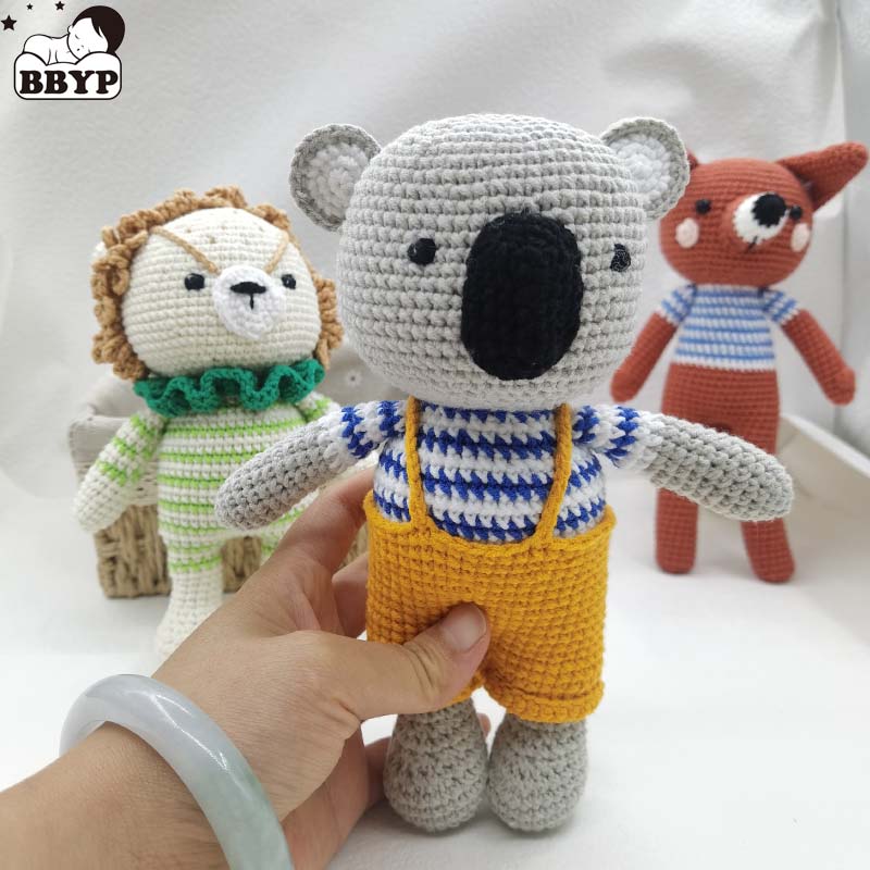 Baby Nursery Diy - Dziecko szydełka nadziewane lew Koala Fox