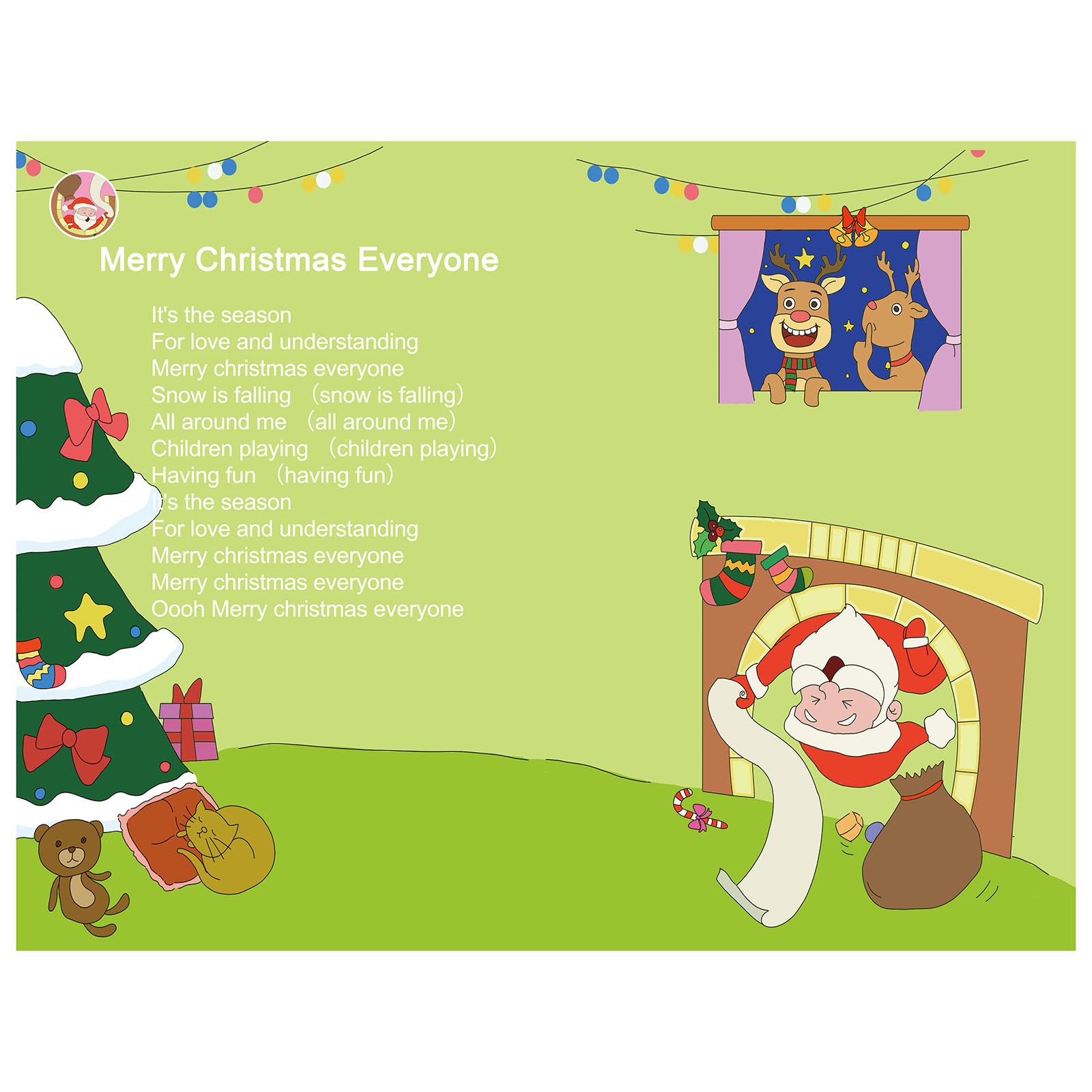 Baby Nursery Songs - Interaktywna książeczka dźwiękowa dla dzieci, świąteczna,