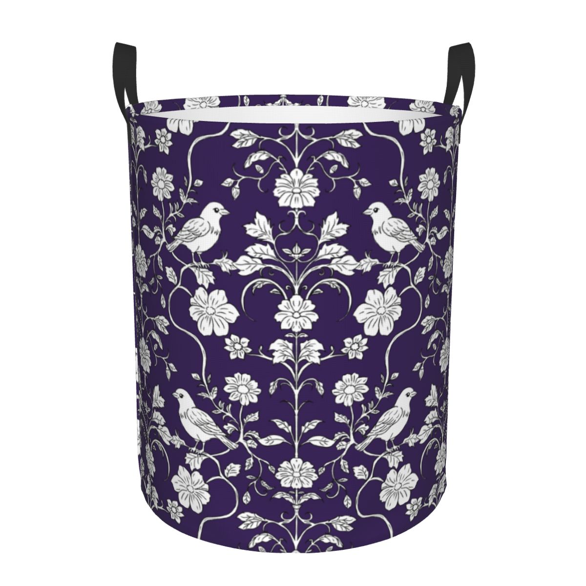 Baby Nursery Laundry Basket - Kosz na pranie z wzorem ptaków