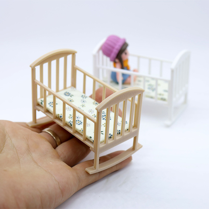 Baby Nursery Dolls - ⭐ GORĄCY ❗ 1/12 Miniaturowa Kołyska