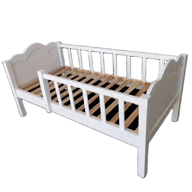 Baby Nursery Furniture Sets - Solidne drewniane łóżeczko dziecięce, bezpieczny zestaw