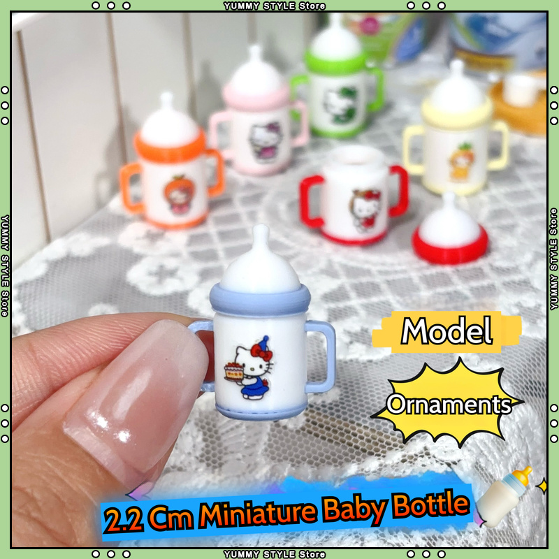 Baby Nursery Dolls - 2,2 cm Miniaturowa Symulacja Butelki dla