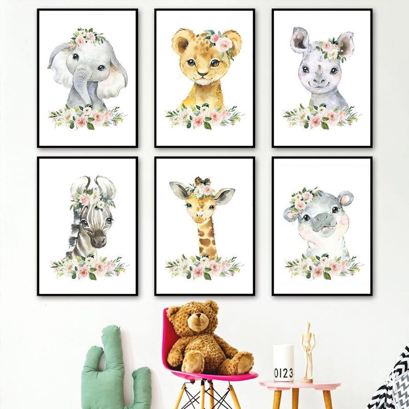 Obrazy na płótnie z motywem kw – Baby Nursery Paintings recenzja i cena