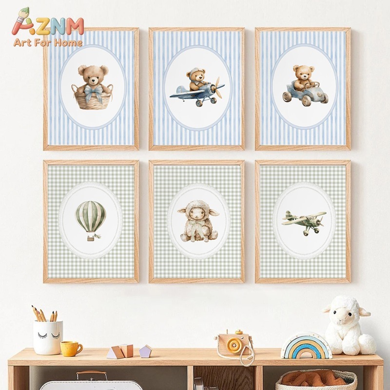 Akvarelowe misie, dekoracja śc – Baby Nursery Furniture Sets recenzja i cena