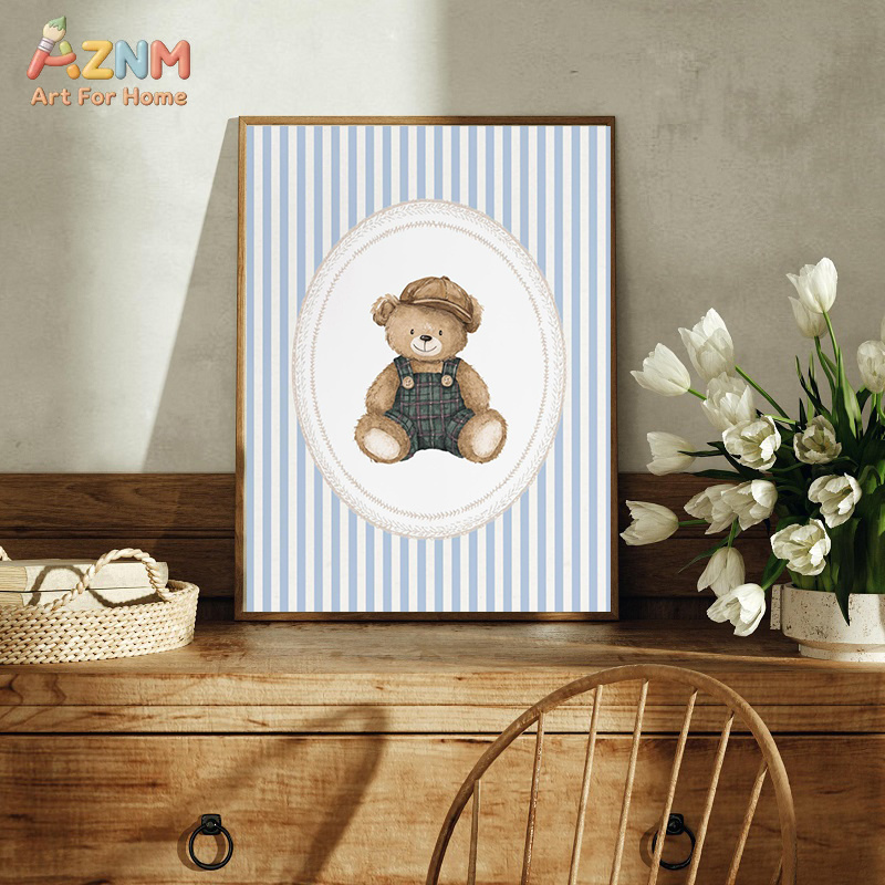 Akvarelowe misie, dekoracja śc – Baby Nursery Furniture Sets recenzja i cena