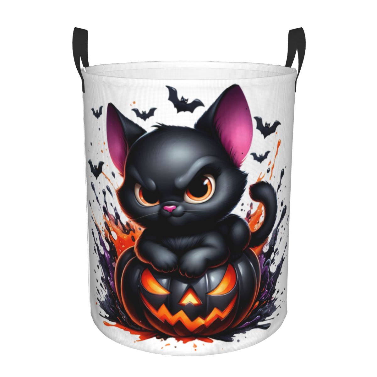 Kosz na pranie Halloween Czarn – Baby Nursery Laundry Basket recenzja i cena