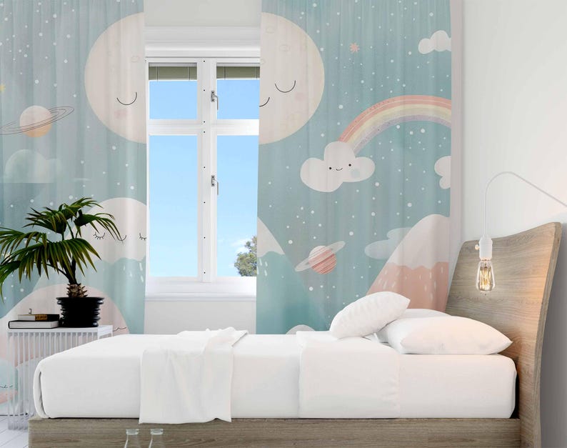 Zasłony do pokoju dziecięcego  – Baby Nursery Youtube recenzja i cena