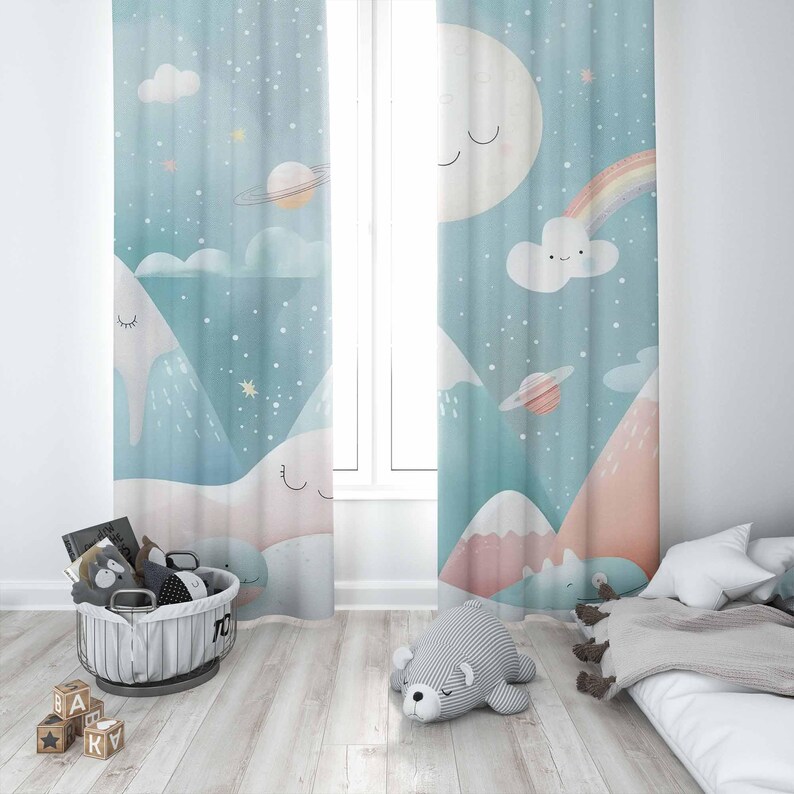 Zasłony do pokoju dziecięcego  – Baby Nursery Youtube recenzja i cena