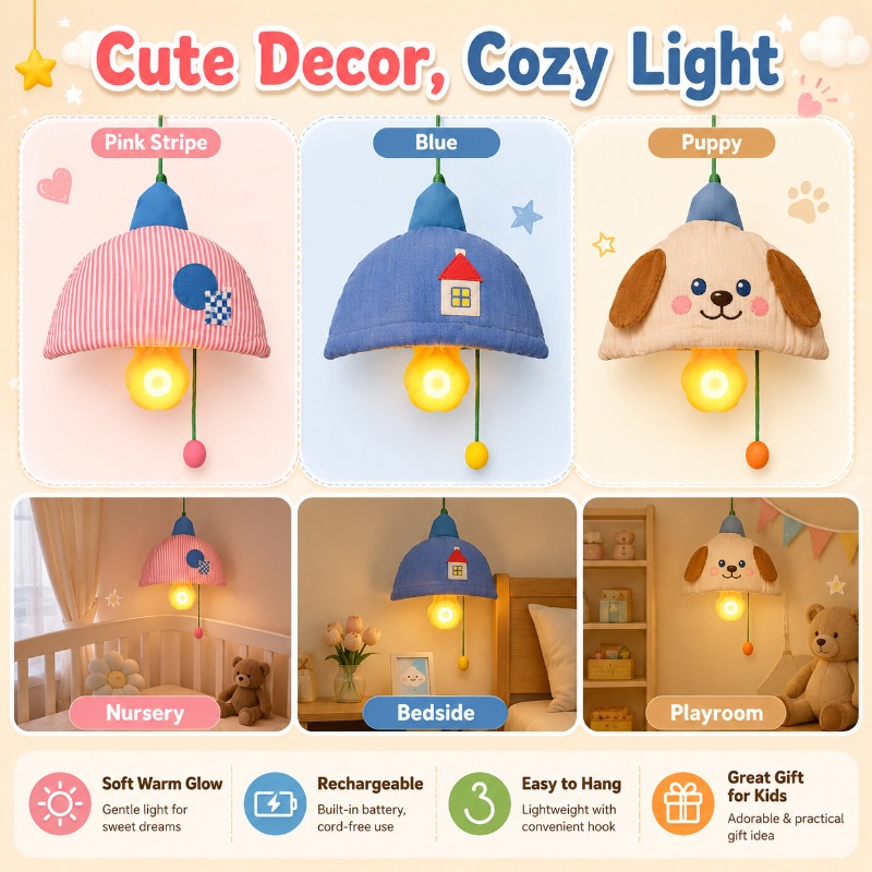 Akumulatorowa lampka nocna wis – Baby Nursery Light Shade recenzja i cena