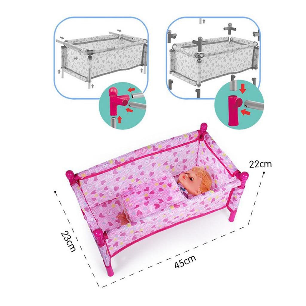 Symulacja lalki łóżeczko łóżec – Baby Nursery Furniture Sets recenzja i cena