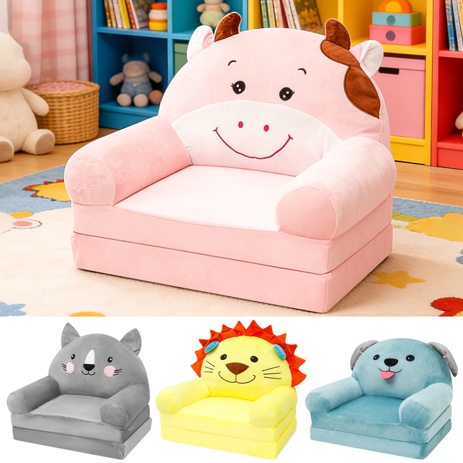Składana sofa dla dzieci, fote – Baby Nursery Chair recenzja i cena