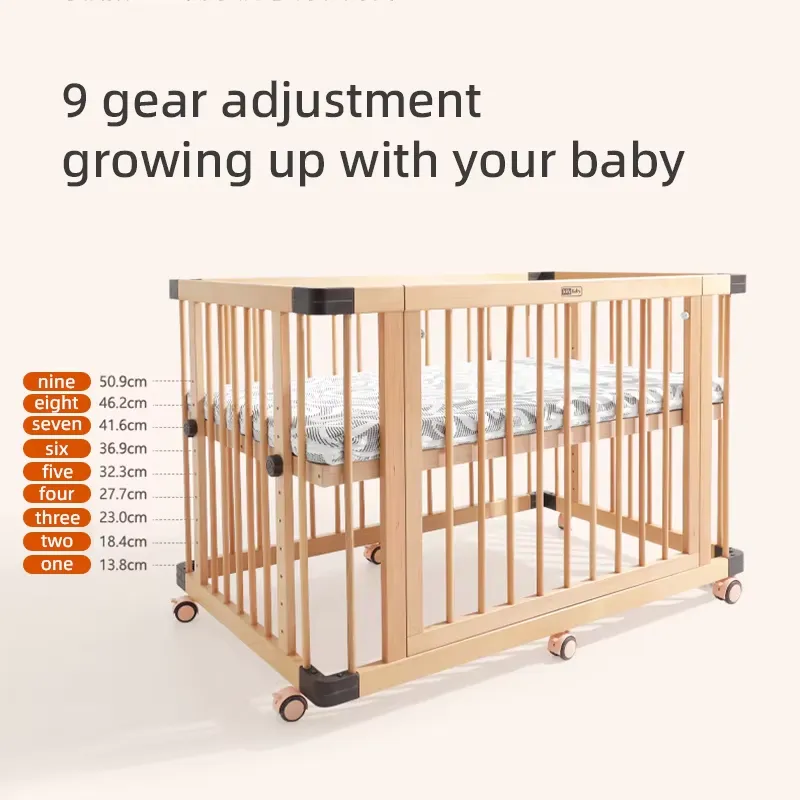 Łóżeczko dziecięce z litego dr – Baby Nursery Furniture Sets recenzja i cena