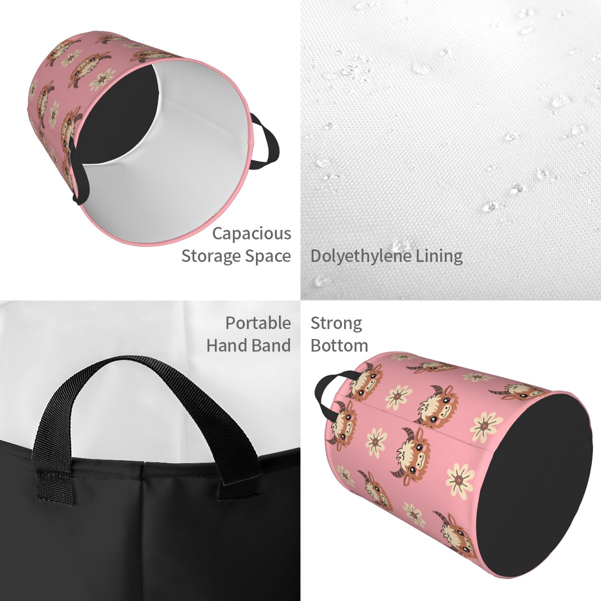 Uroczy kosz na pranie w kształ – Baby Nursery Laundry Basket recenzja i cena