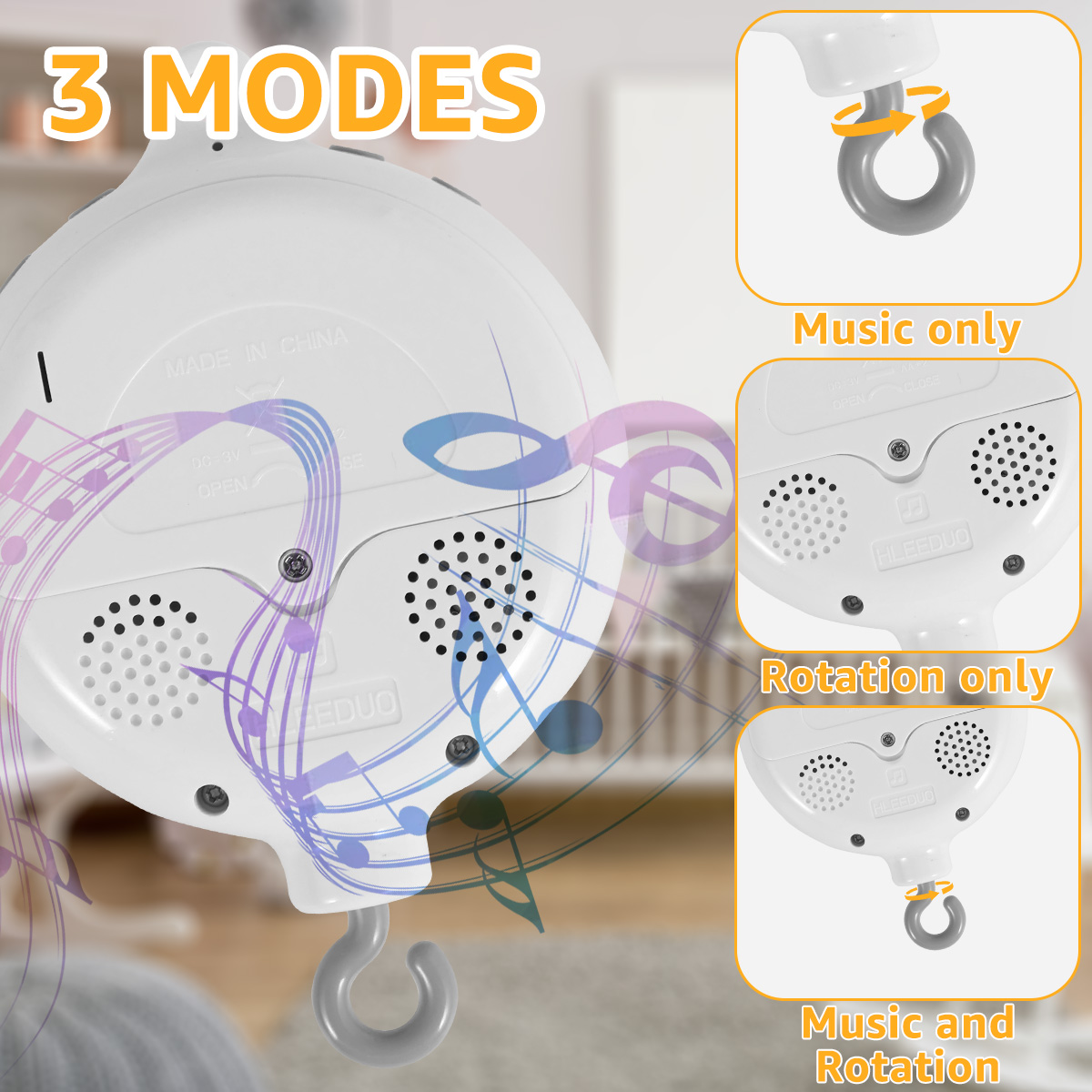 Drewniana karuzela do łóżeczka – Baby Nursery Bed recenzja i cena