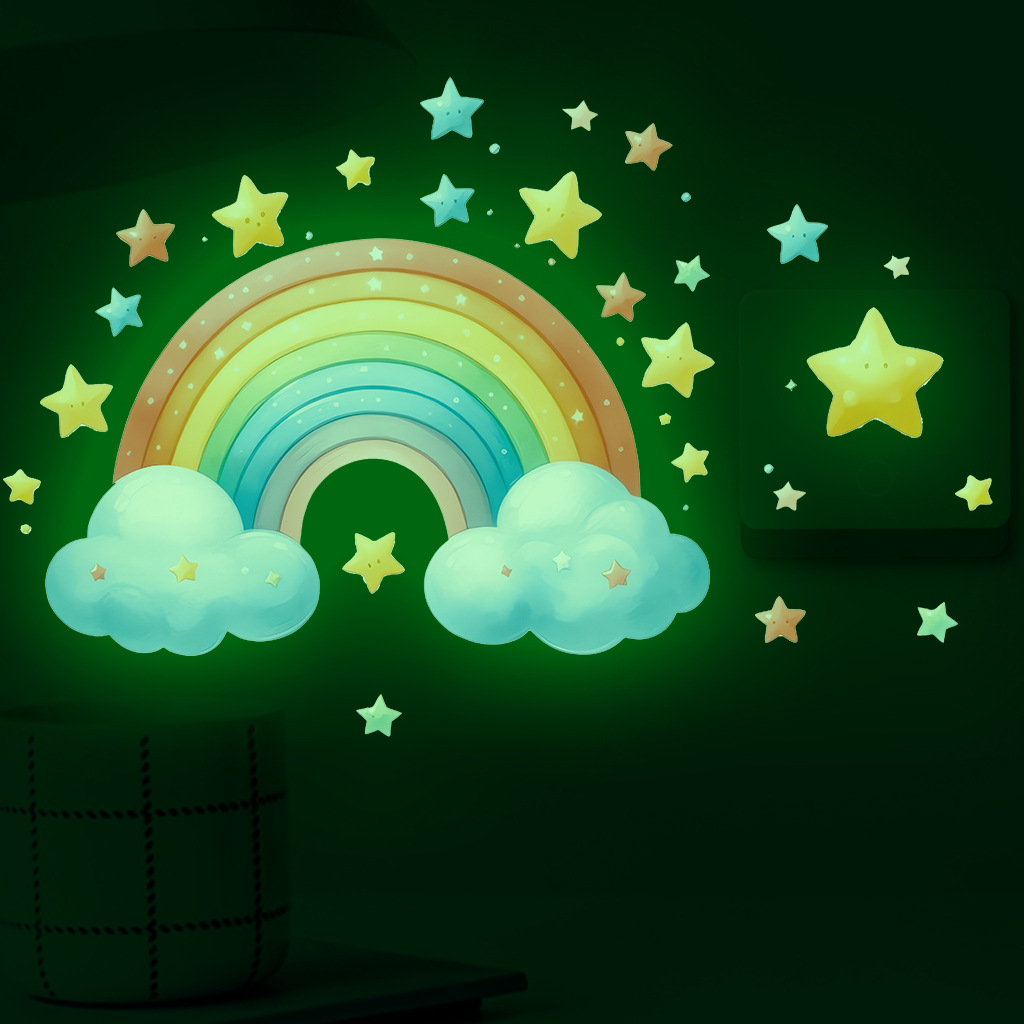 Naklejki ścienne z tęczą, świe – Baby Nursery Diy recenzja i cena