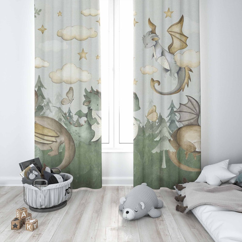 Zasłony do pokoju dziecięcego  – Baby Nursery Youtube recenzja i cena