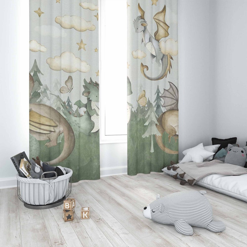 Zasłony do pokoju dziecięcego  – Baby Nursery Youtube recenzja i cena