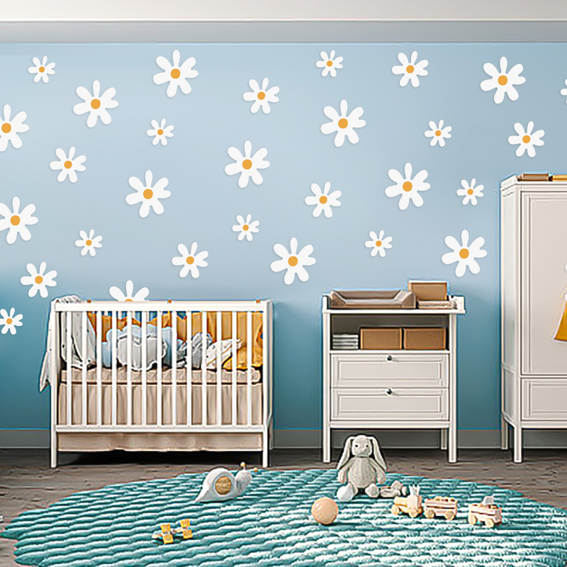 Naklejki ściana kwiatów Boho D – Baby Nursery Diy recenzja i cena
