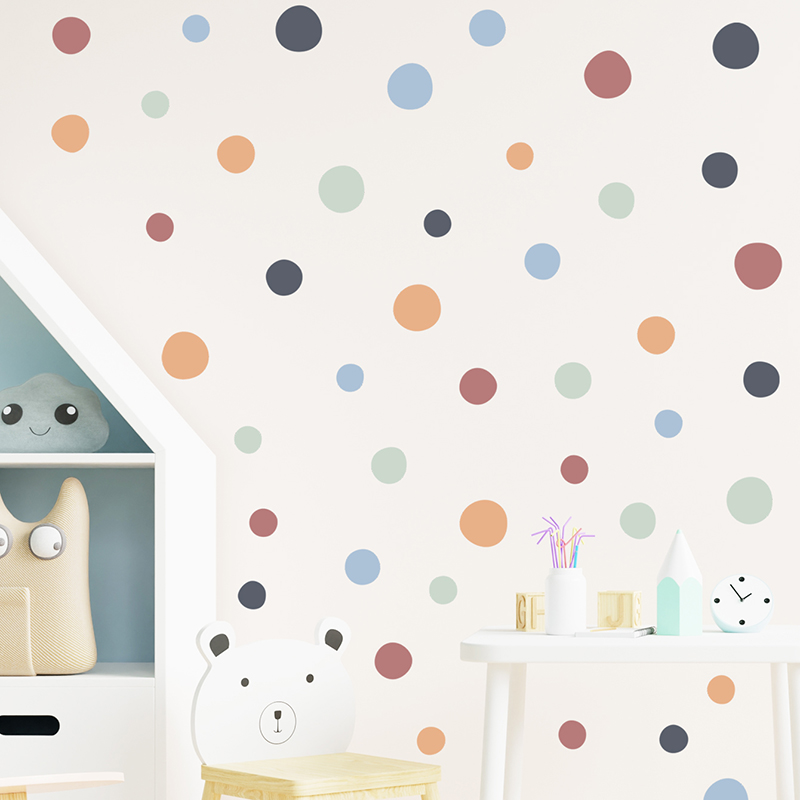 60 sztuk/zestaw kropki nieregu – Baby Nursery Furniture Sets recenzja i cena