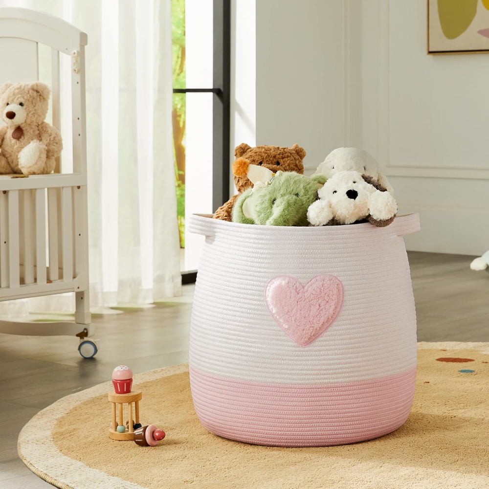 Różowy Kosz na Pranie dla Dzie – Baby Nursery Laundry Basket recenzja i cena