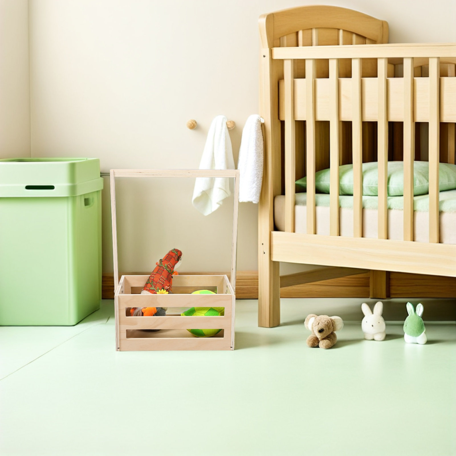 Drewniana skrzynia do przechow – Baby Nursery Unisex recenzja i cena