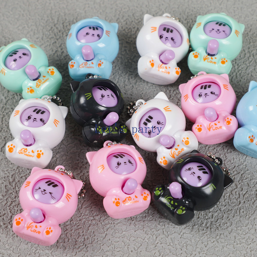 10Pcs Cartoon Mini Cat Face Ch – Baby Nursery Dolls recenzja i cena