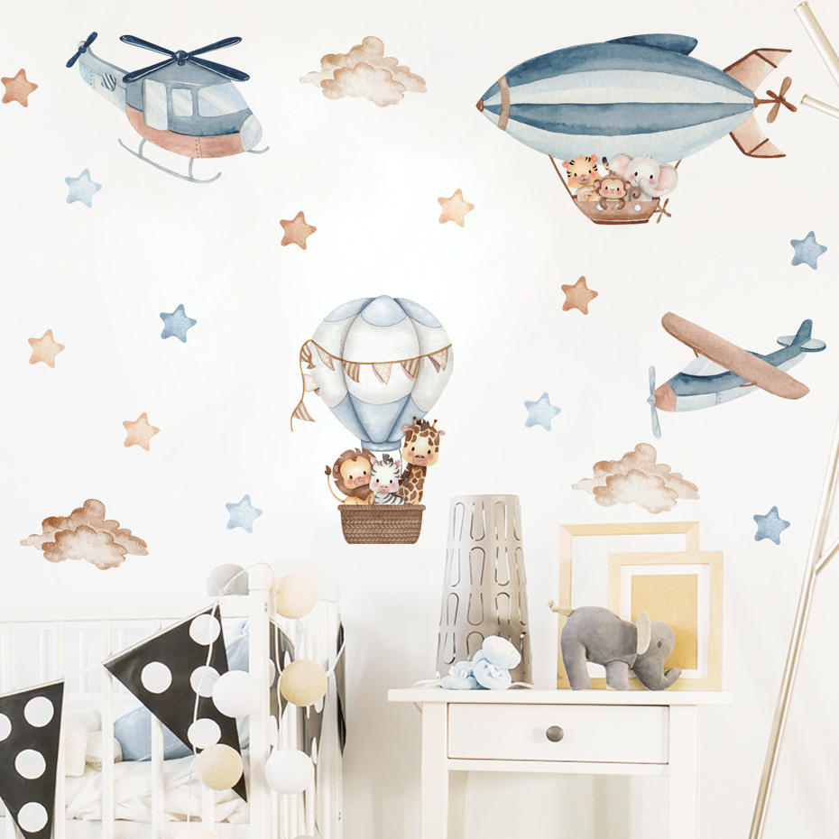 Akwarela Zwierzęta Balon na go – Baby Nursery Package recenzja i cena