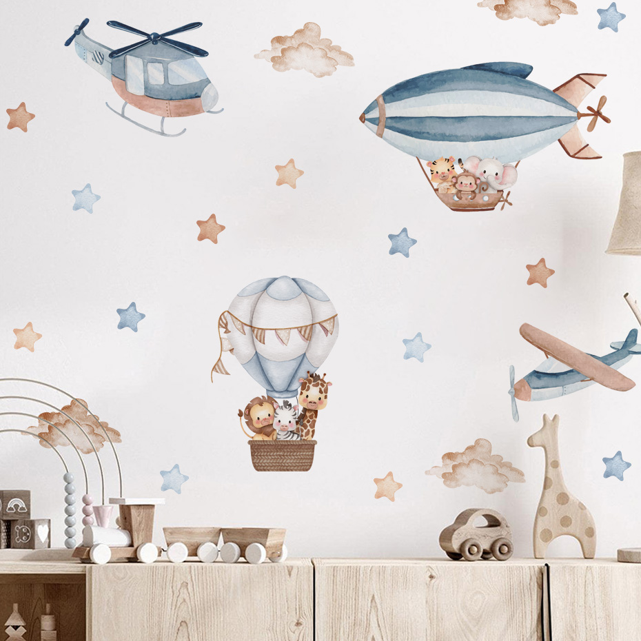 Akwarela Zwierzęta Balon na go – Baby Nursery Package recenzja i cena