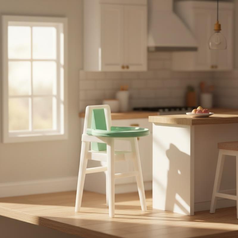 Miniaturowa krzesełko do karmi – Baby Nursery Chair recenzja i cena