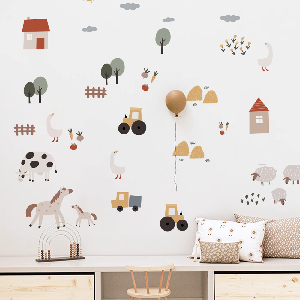 Boho Cartoon słodkie krowy zwi – Baby Nursery Package recenzja i cena