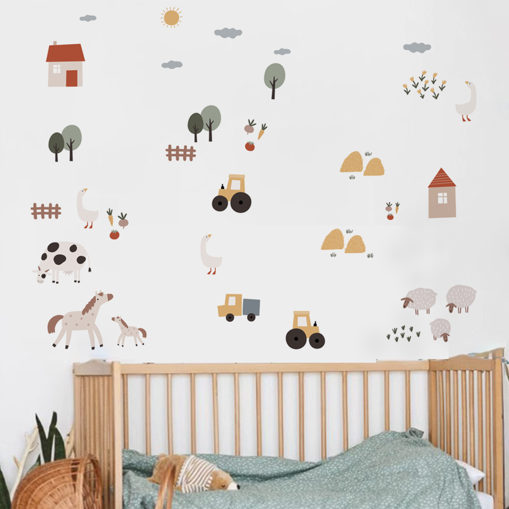 Boho Cartoon słodkie krowy zwi – Baby Nursery Package recenzja i cena