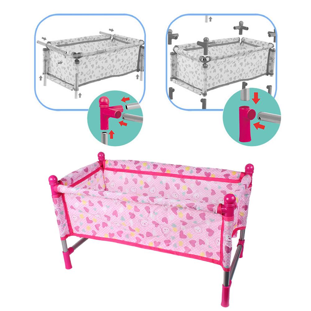 Łóżeczko dla lalek, symulacja  – Baby Nursery Bed recenzja i cena