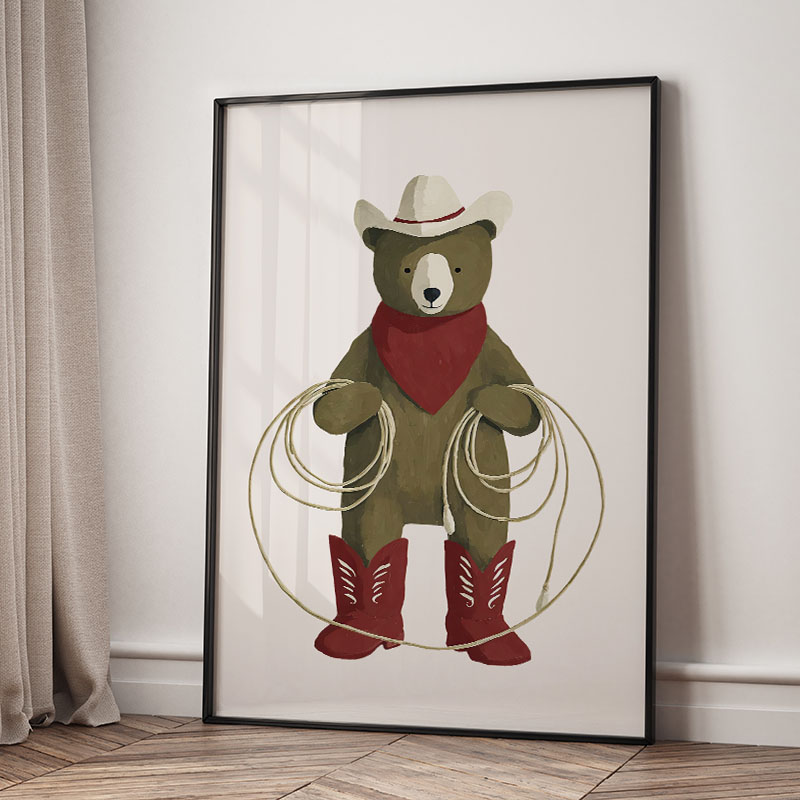 Zabawne Kreskówkowe Zwierzęta  – Baby Nursery Paintings recenzja i cena