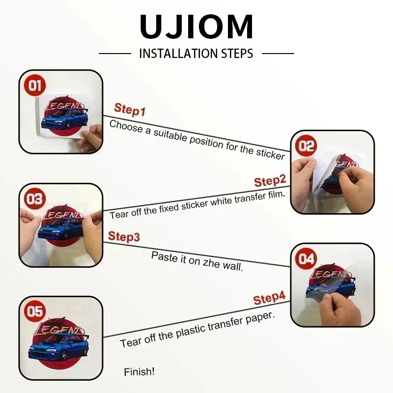 Naklejka ścienna UJIOM Honkai  – Baby Nursery Accessories recenzja i cena