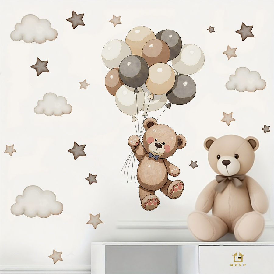 Urocze naklejki ścienne z misi – Baby Nursery Package recenzja i cena