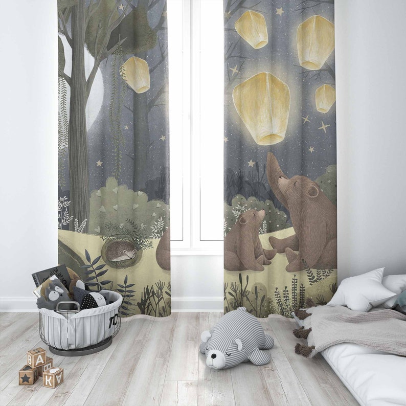 Zasłony do pokoju dziecięcego  – Baby Nursery Youtube recenzja i cena
