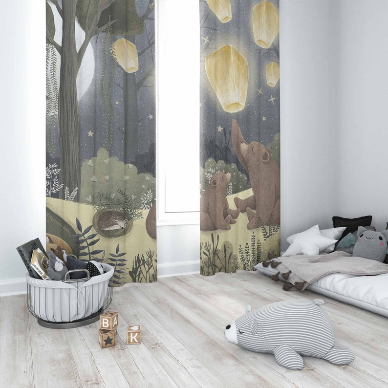 Zasłony do pokoju dziecięcego  – Baby Nursery Youtube recenzja i cena