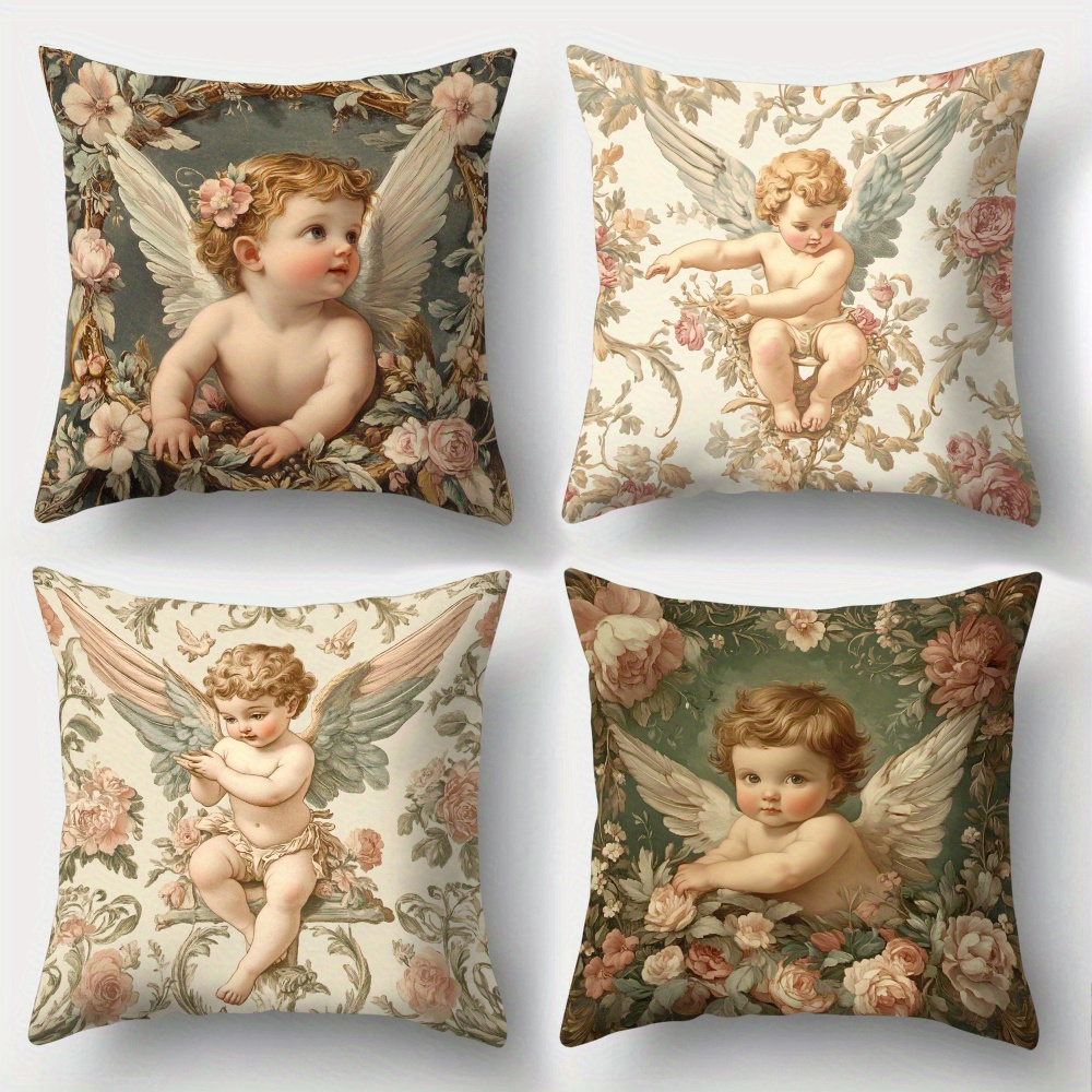 Zestaw 4 poszewek na poduszki  – Baby Nursery Pillow recenzja i cena