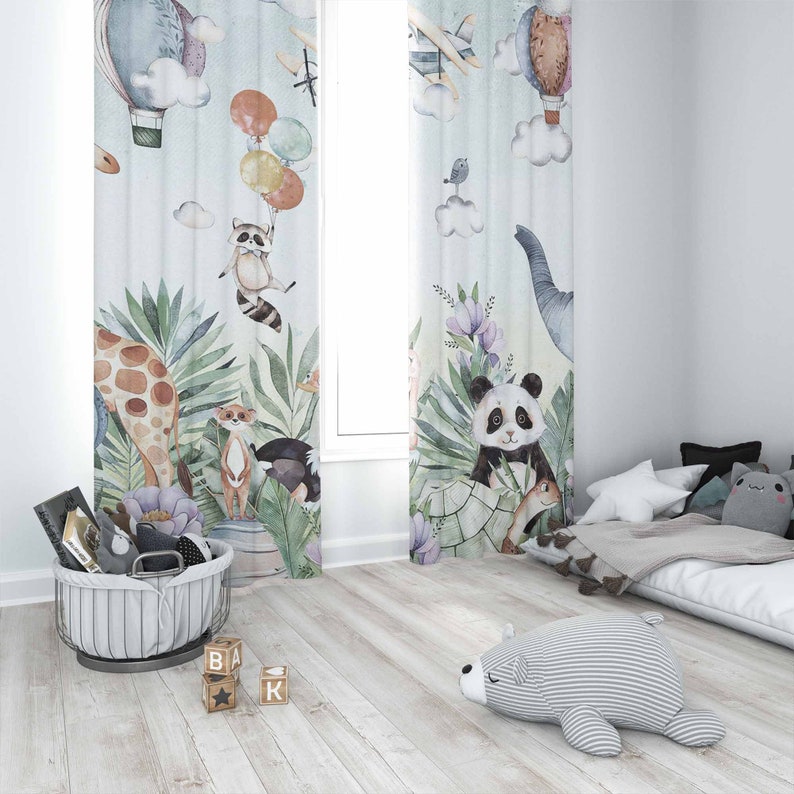 Zasłony do pokoju dziecięcego  – Baby Nursery Youtube recenzja i cena