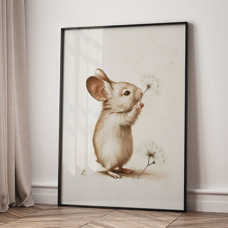 Niedźwiedź Królik Lis Jeleń Wi – Baby Nursery Paintings recenzja i cena
