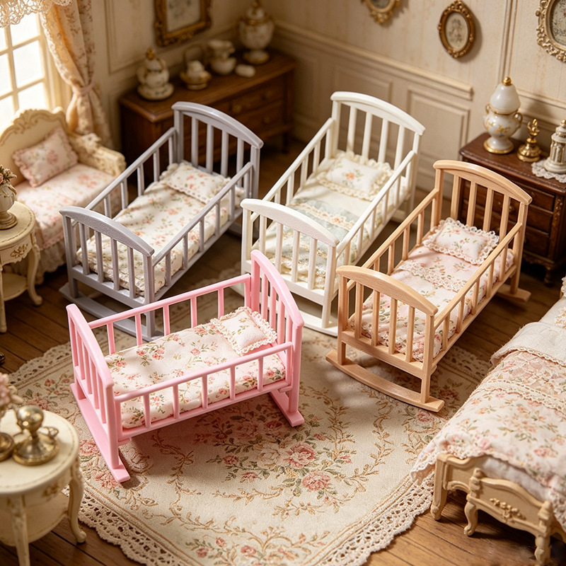 Miniaturowe łóżeczko dziecięce – Baby Nursery Furniture Sets recenzja i cena