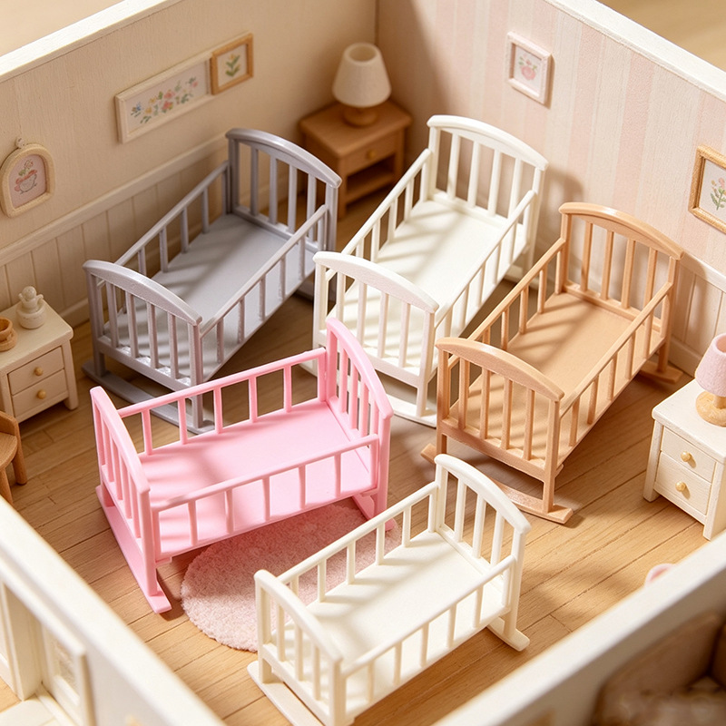 Miniaturowe łóżeczko dziecięce – Baby Nursery Furniture Sets recenzja i cena